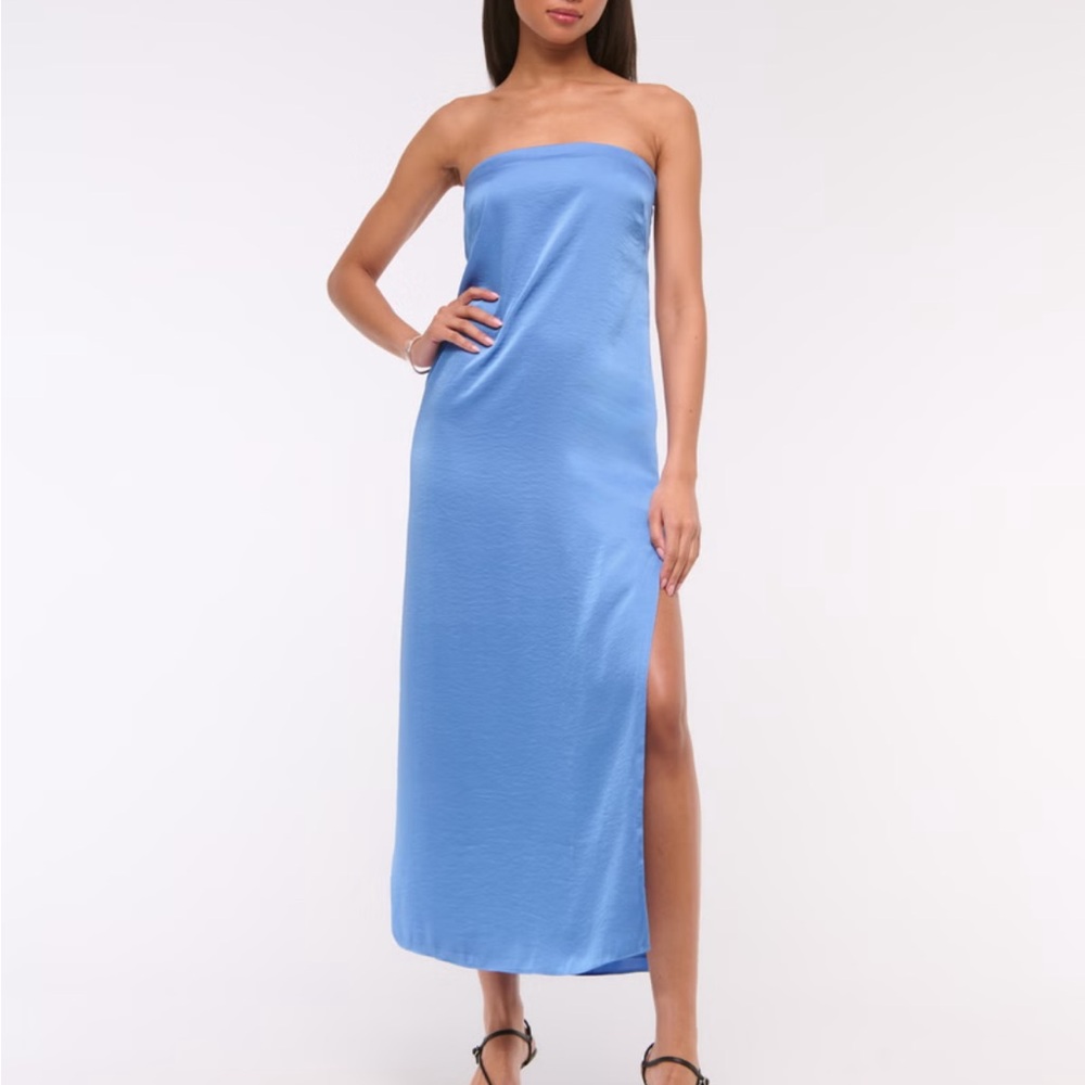 Abercrombie Julia Strapless Slip Maxi Dress